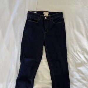 L'AGENCE Women's Dark Blue Skinny Jeans